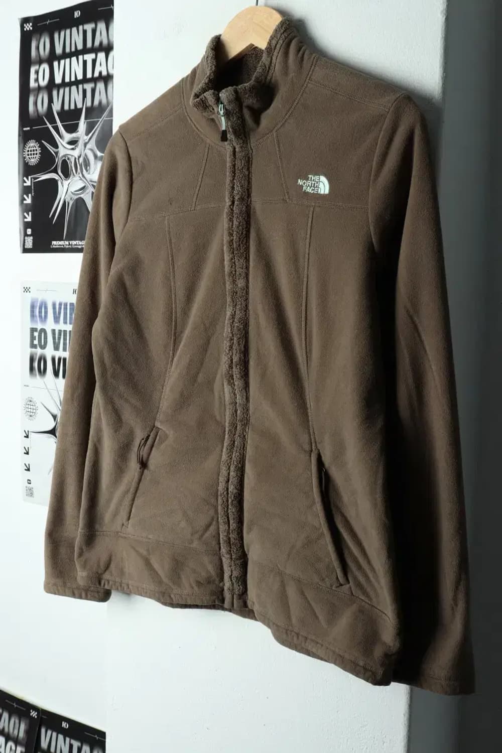 W(L) 노스페이스 집업 바람막이 점퍼자켓 후리스 카키-157E8 상품이미지1
