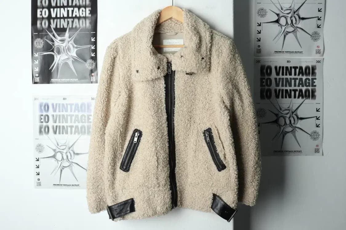 W(M-L) 브랜드빈티지 집업 바람막이 점퍼자켓 자라 양털-157EC 상품이미지2