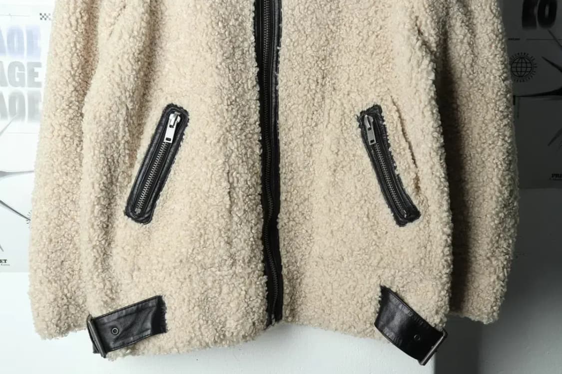 W(M-L) 브랜드빈티지 집업 바람막이 점퍼자켓 자라 양털-157EC 상품이미지4