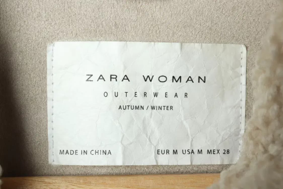 W(M-L) 브랜드빈티지 집업 바람막이 점퍼자켓 자라 양털-157EC 상품이미지7