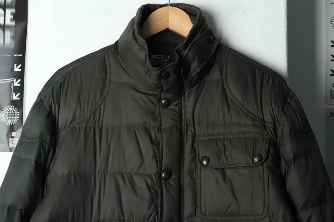 (XL) 폴로 랄프로렌 패딩 점퍼자켓 푸퍼 카키 아메카지 구스-157EE 상품이미지3