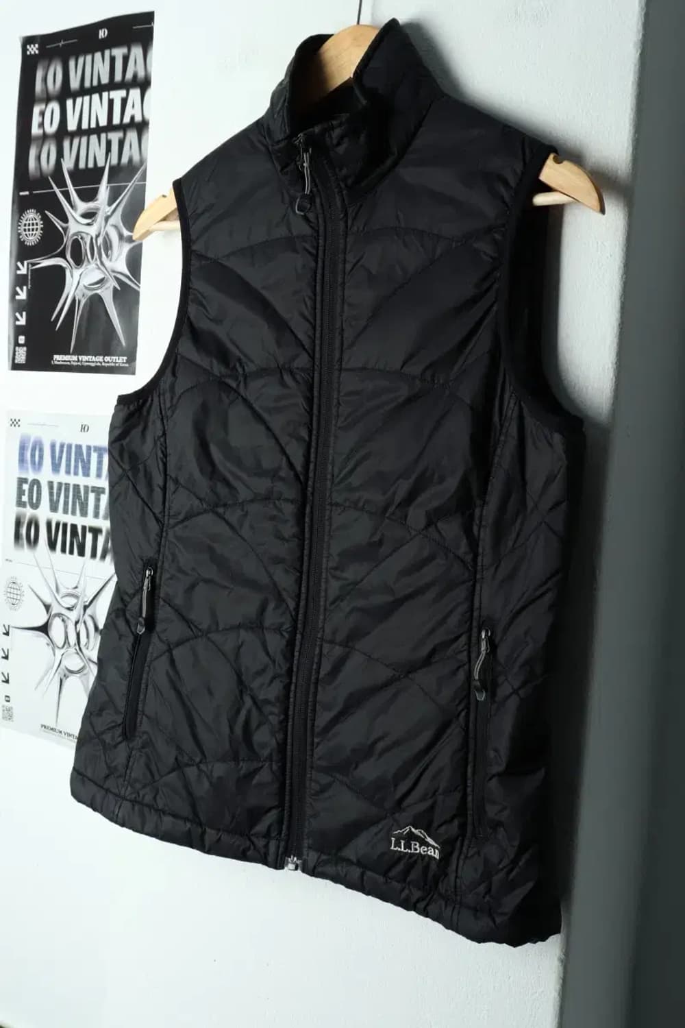 W(S-M) 브랜드빈티지 패딩 점퍼자켓 엘엘빈 경량 조끼-157EF 상품이미지1