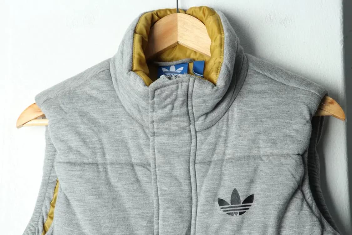 (M) 아디다스 패딩 점퍼자켓 조끼 파이어버드 그레이-157F1 상품이미지3