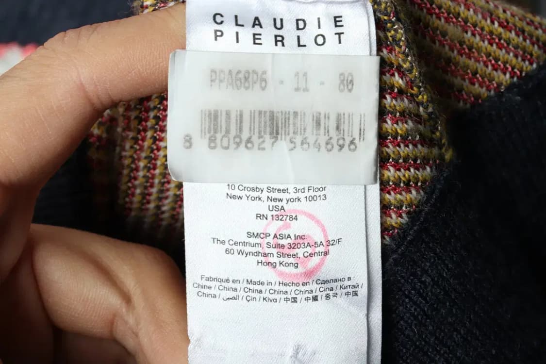 W(M) 브랜드빈티지 니트 끌로디피에로 꽃무늬 이태리-157F5 상품이미지6