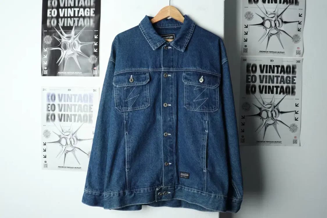 (L) 브랜드빈티지 집업 바람막이 점퍼자켓 더워스나우 데님-157FC 상품이미지2