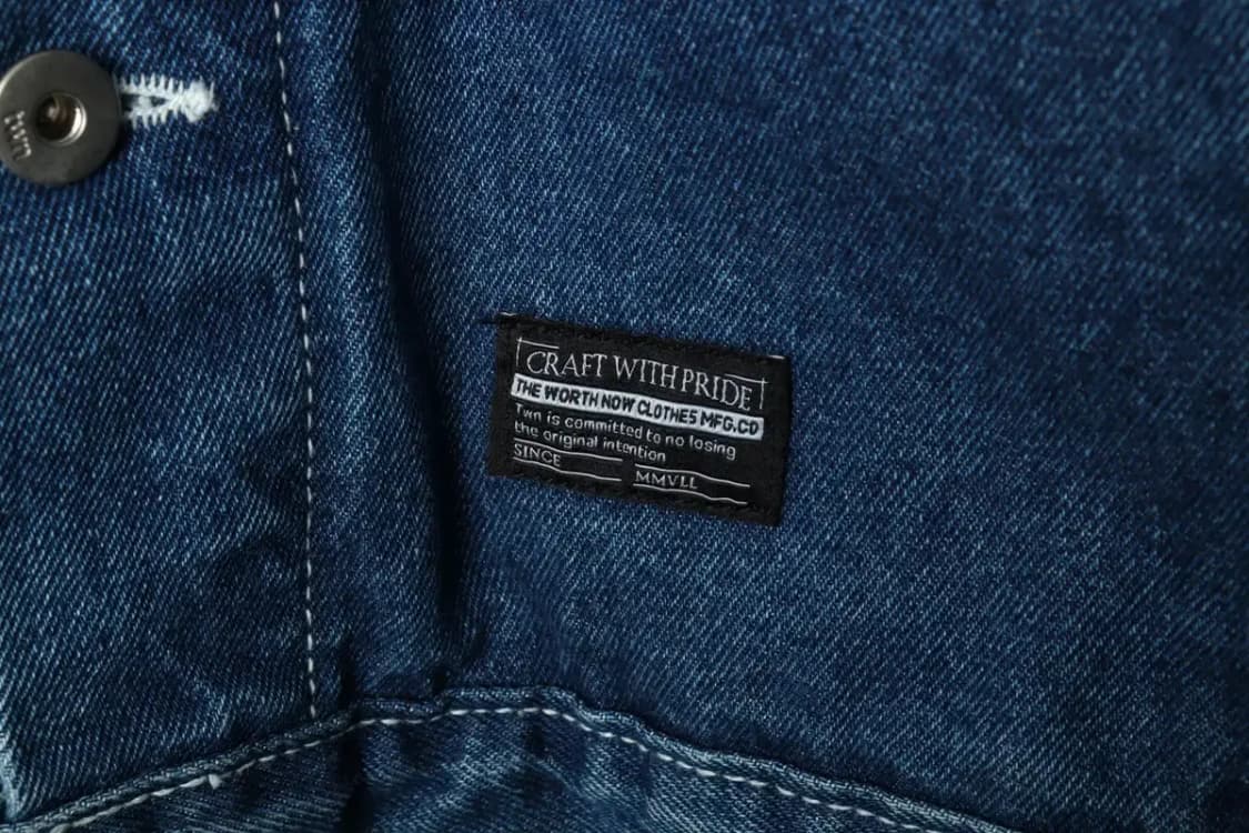 (L) 브랜드빈티지 집업 바람막이 점퍼자켓 더워스나우 데님-157FC 상품이미지5