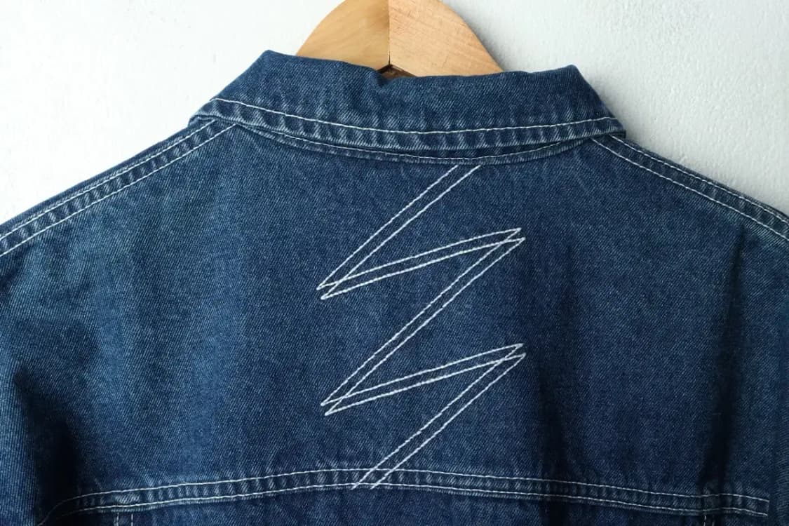 (L) 브랜드빈티지 집업 바람막이 점퍼자켓 더워스나우 데님-157FC 상품이미지6