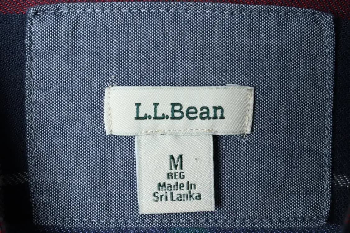 W(M-L) 브랜드빈티지 셔츠 남방 엘엘빈 체크 롱-157FD 상품이미지5