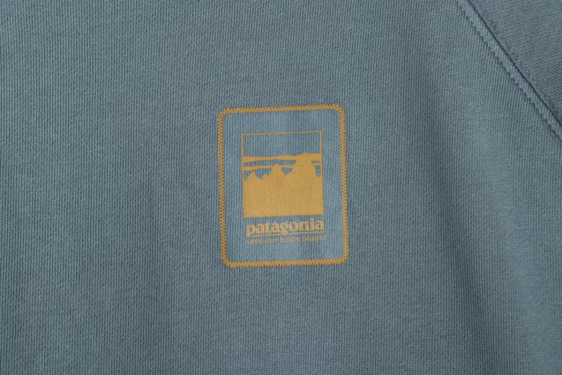 (M-L) 파타고니아 맨투맨 티셔츠 나그랑 차콜 올드스쿨-157FF 상품이미지5