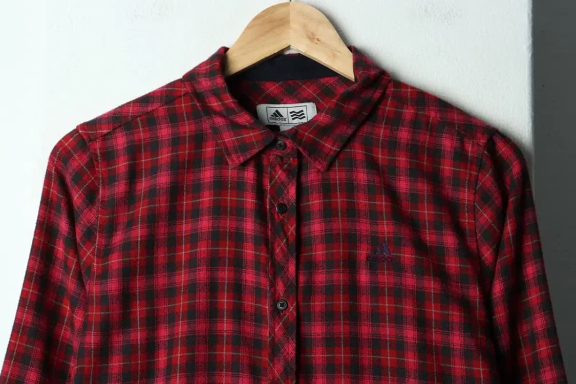 W(2XL) 아디다스 셔츠 남방 빅사이즈 사용감 체크-15803 상품이미지3