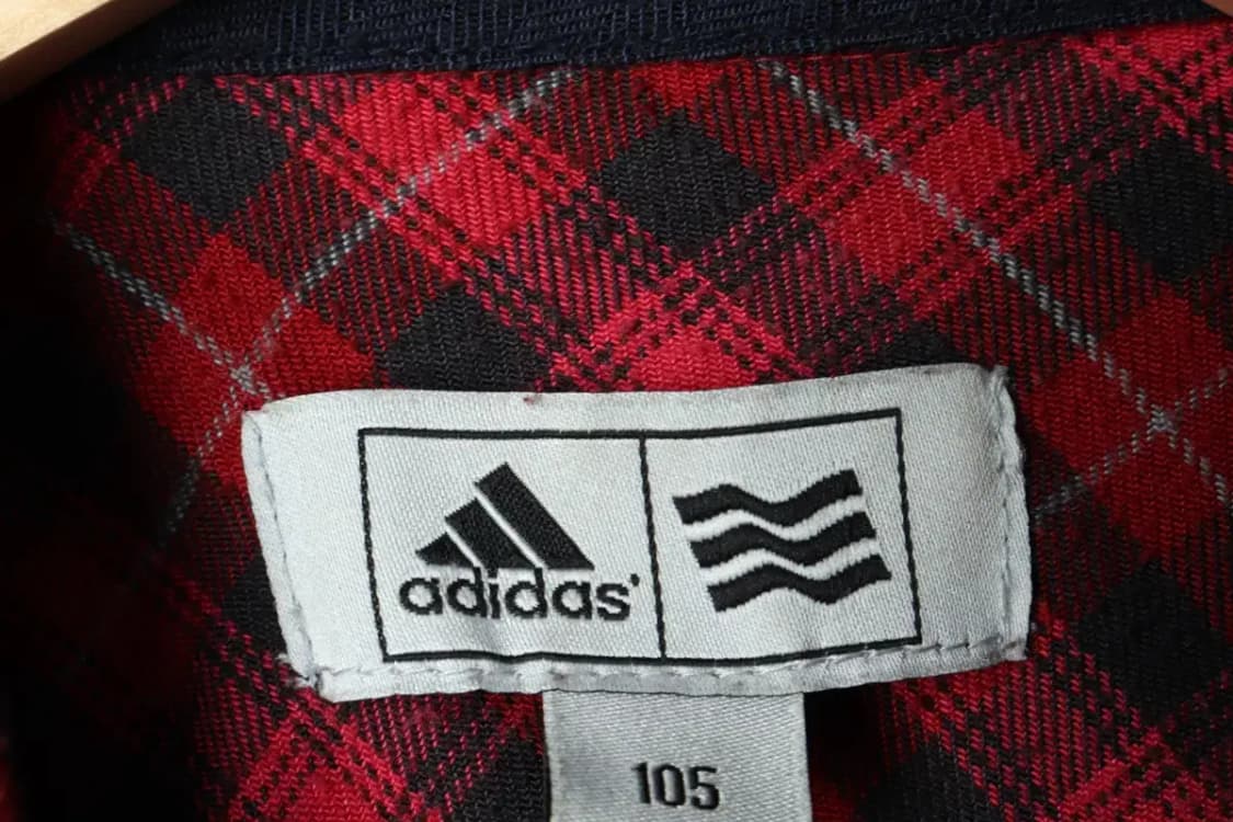 W(2XL) 아디다스 셔츠 남방 빅사이즈 사용감 체크-15803 상품이미지6