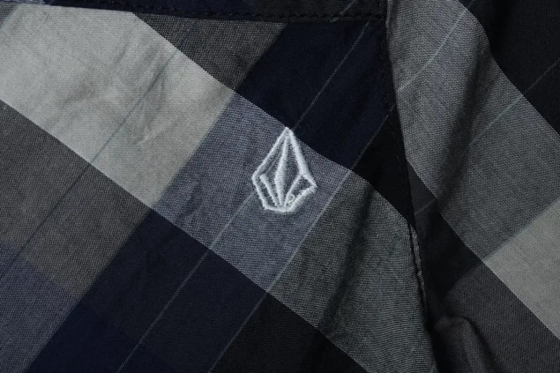 W(S) 브랜드빈티지 셔츠 남방 볼컴 체크 네이비-15804 상품이미지6