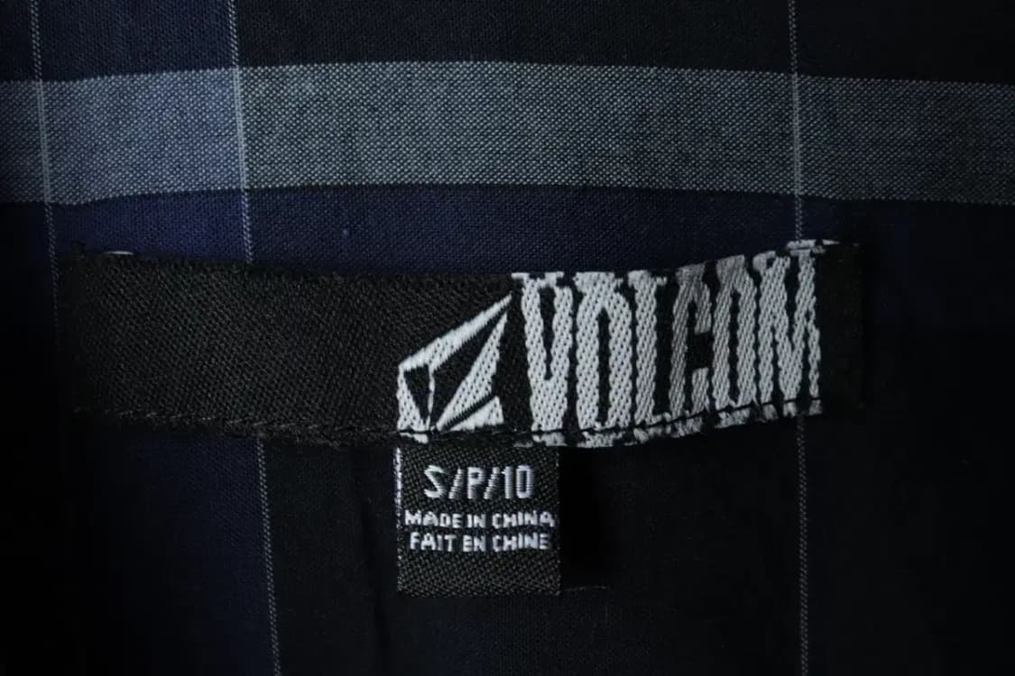 W(S) 브랜드빈티지 셔츠 남방 볼컴 체크 네이비-15804 상품이미지7