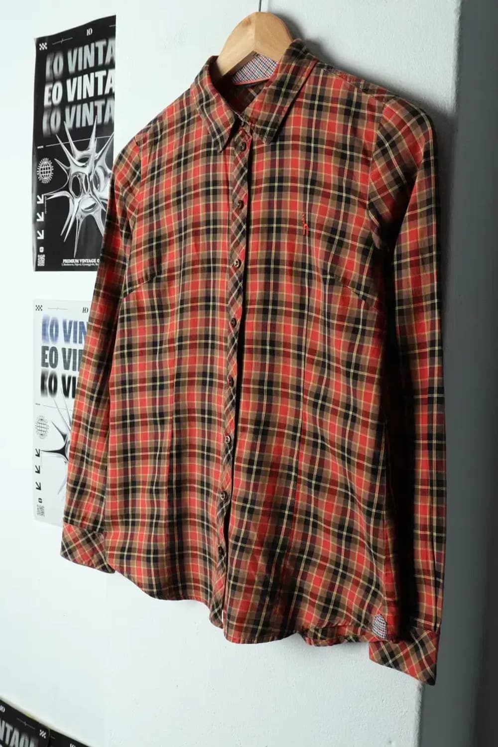 W(S) 헤지스 셔츠 남방 체크 컬러믹스-15805 상품이미지1