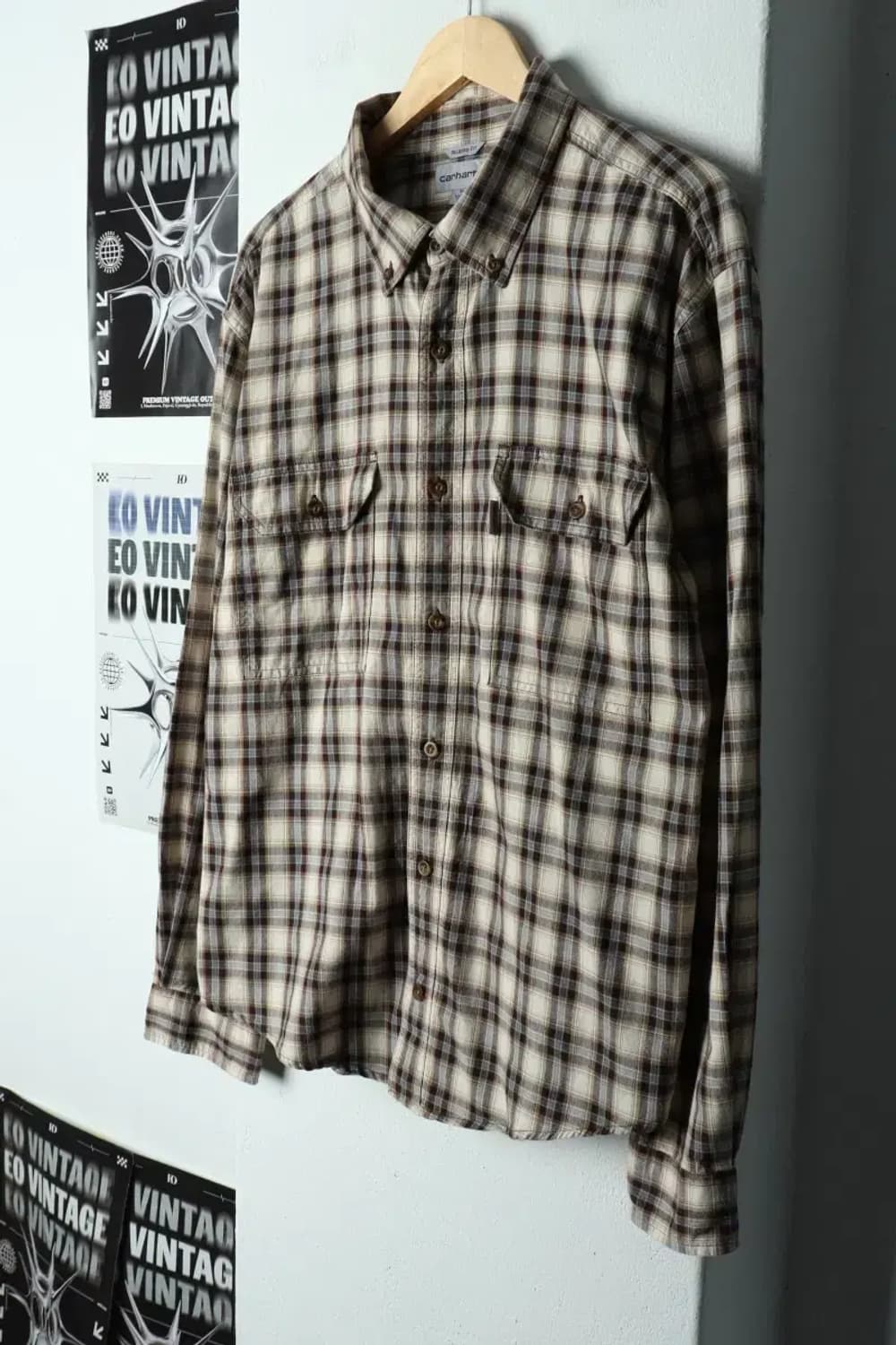 (XL-2XL) 칼하트 셔츠 남방 빅사이즈 체크 아메카지-15808 상품이미지1