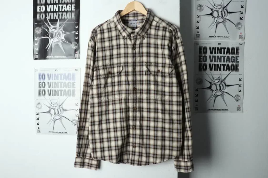 (XL-2XL) 칼하트 셔츠 남방 빅사이즈 체크 아메카지-15808 상품이미지2