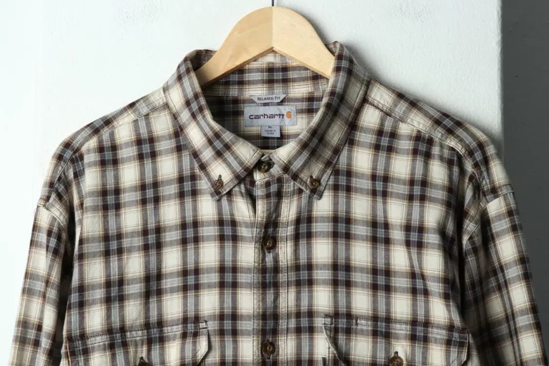 (XL-2XL) 칼하트 셔츠 남방 빅사이즈 체크 아메카지-15808 상품이미지3