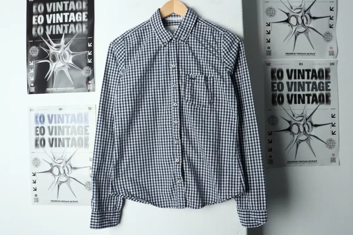 W(S) 아베크롬비 셔츠 남방 체크 블루-15809 상품이미지2