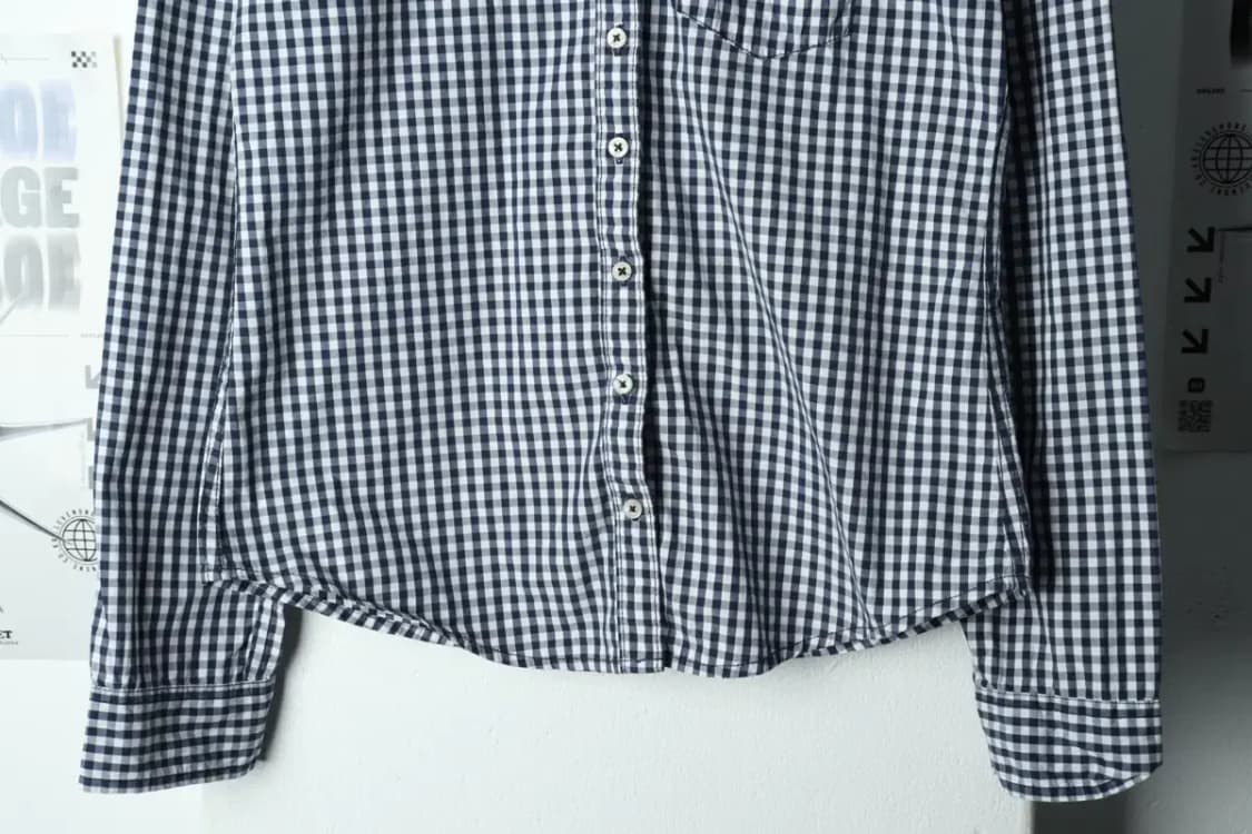 W(S) 아베크롬비 셔츠 남방 체크 블루-15809 상품이미지4