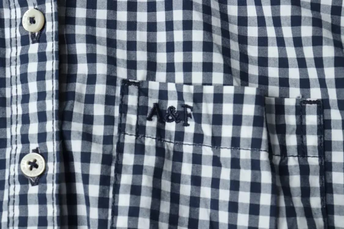 W(S) 아베크롬비 셔츠 남방 체크 블루-15809 상품이미지5
