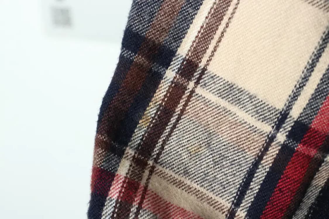 (L) 시리즈 셔츠 남방 체크 플란넬 브라운-1580B 상품이미지6