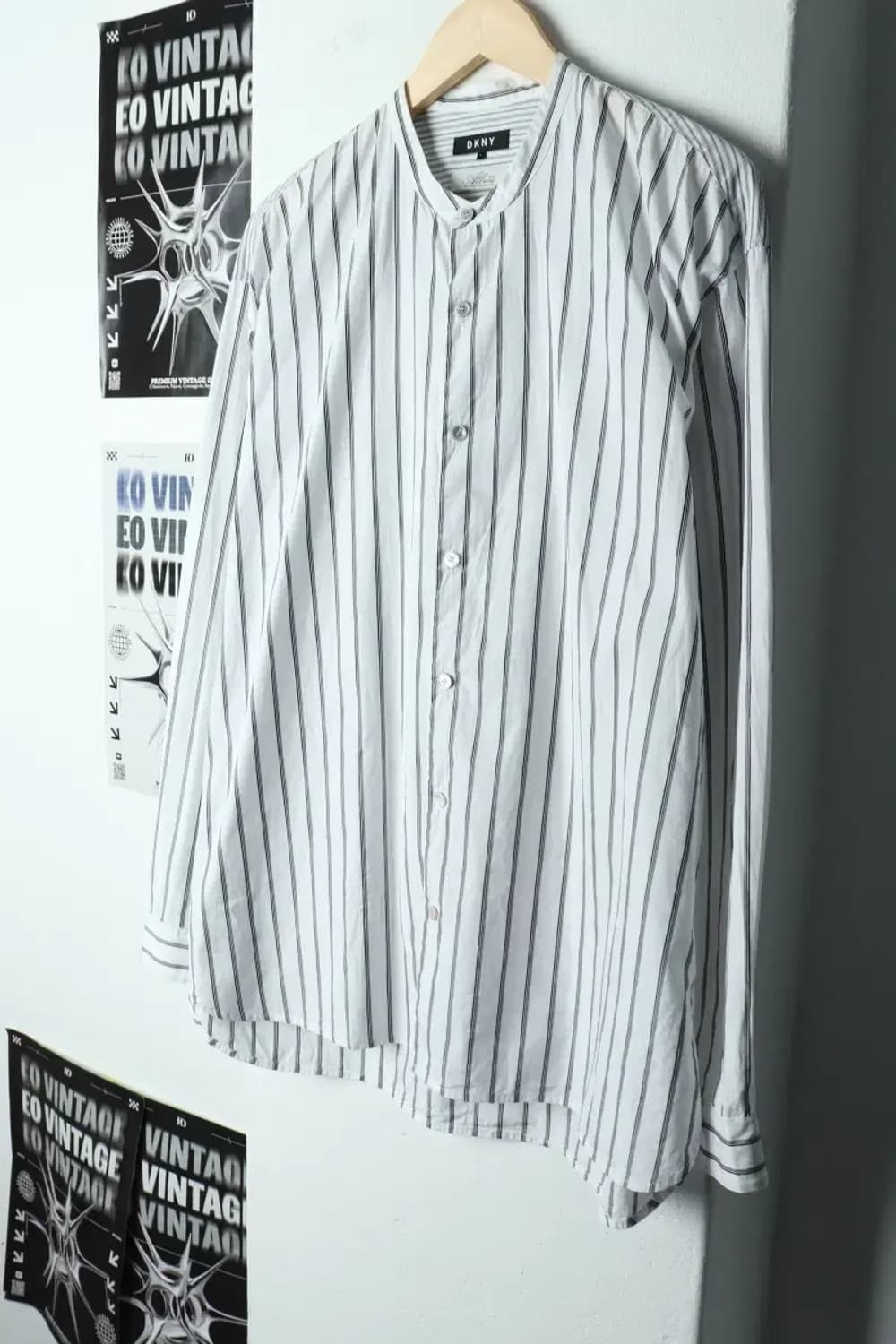 (L) DKNY 디케이앤와이 도나카란 셔츠 남방 스트라이프-1580E 상품이미지1