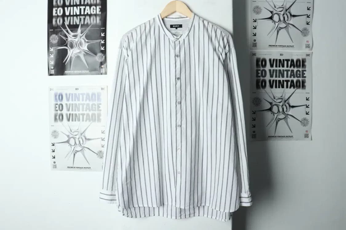 (L) DKNY 디케이앤와이 도나카란 셔츠 남방 스트라이프-1580E 상품이미지2