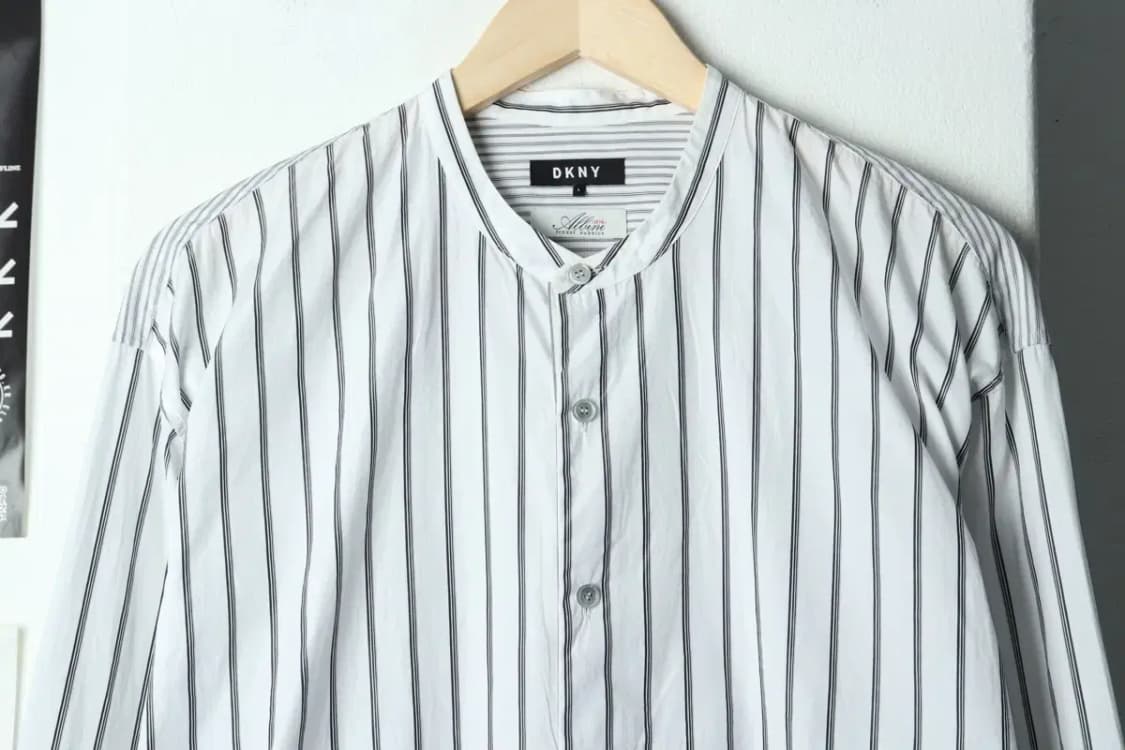 (L) DKNY 디케이앤와이 도나카란 셔츠 남방 스트라이프-1580E 상품이미지3