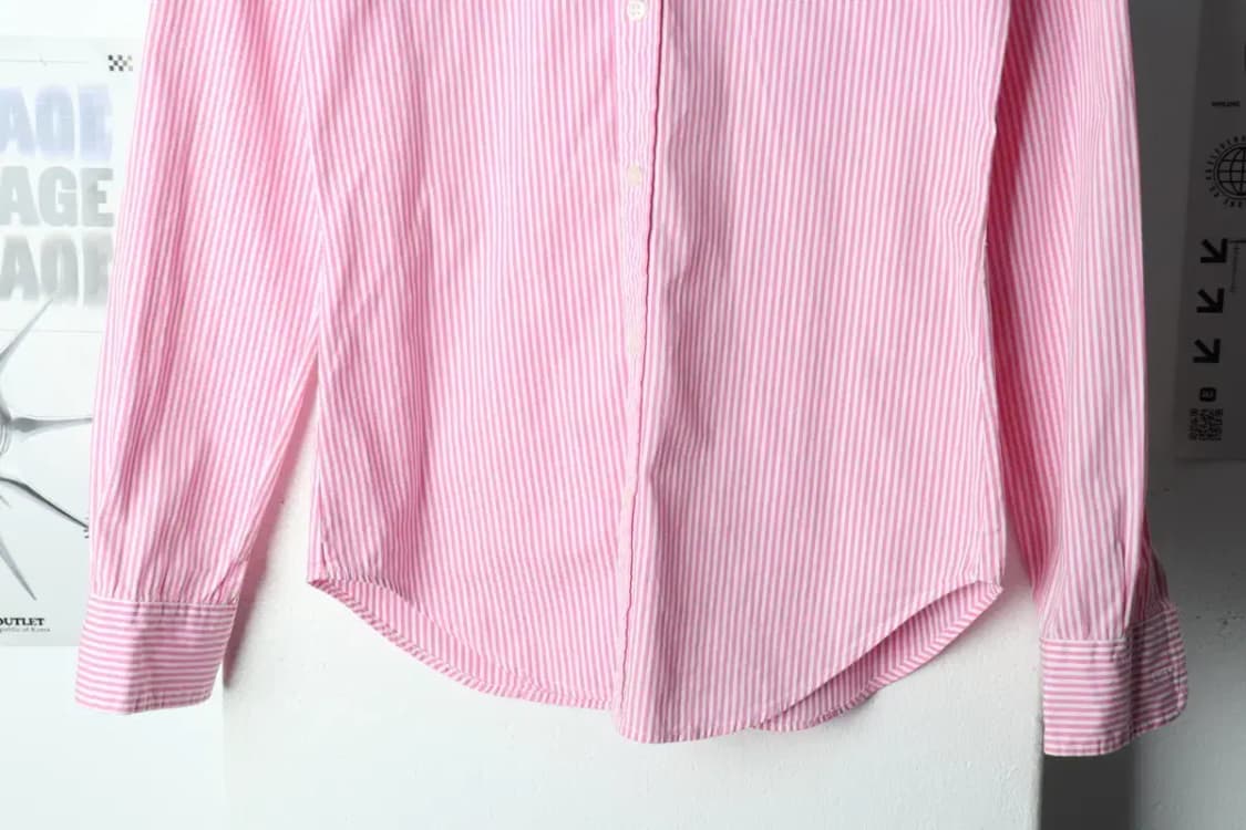 W(S) 폴로 랄프로렌 셔츠 남방 스트라이프 핑크 멀티포니-1580F 상품이미지4