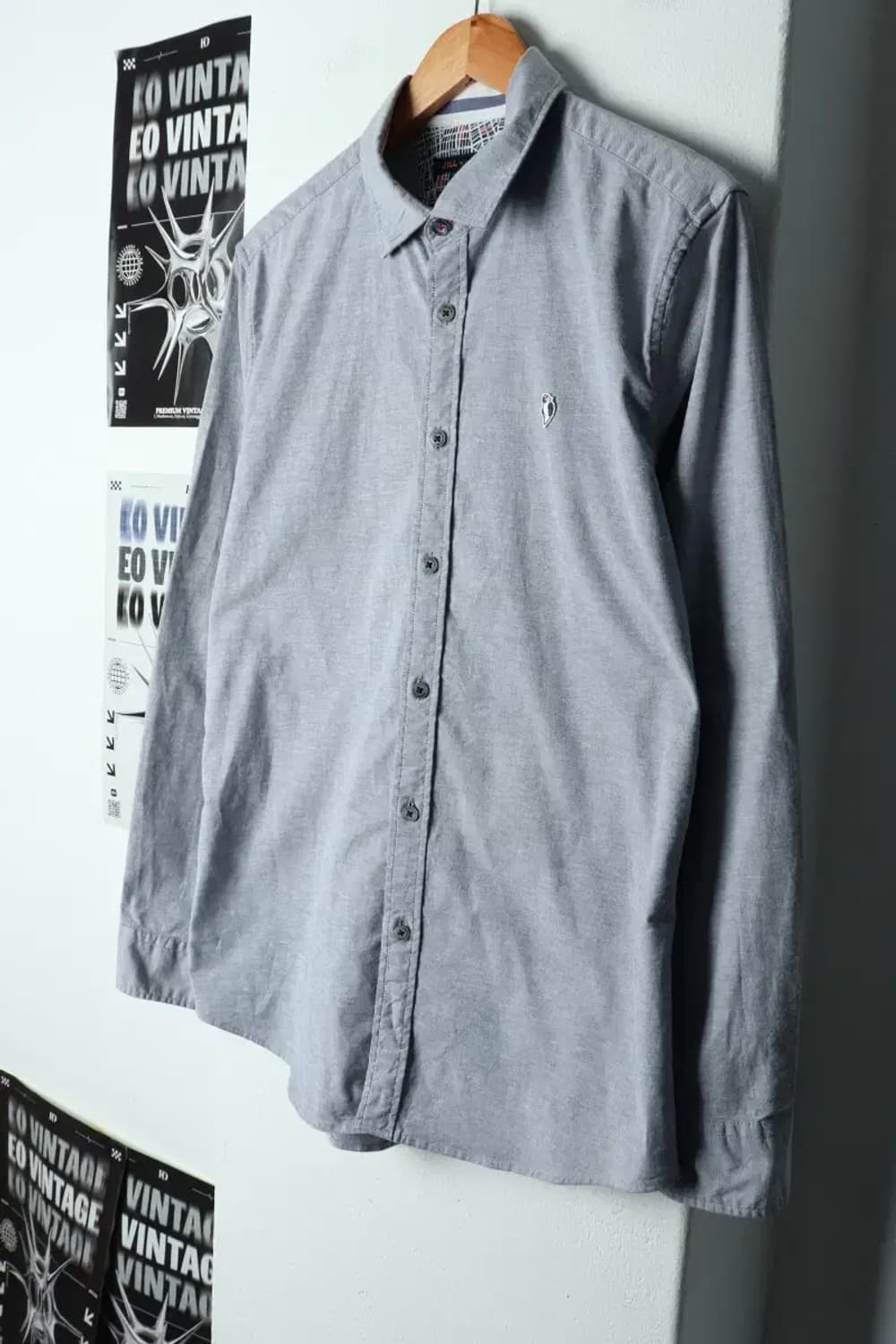(L) 질스튜어트 셔츠 남방 무지 스판 그레이-15813 상품이미지1