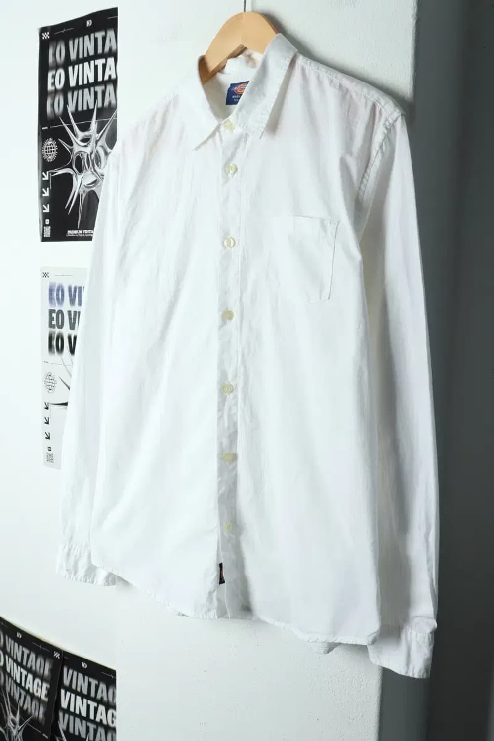 (XL) 디키즈 셔츠 남방 화이트 무지-15814 상품이미지1