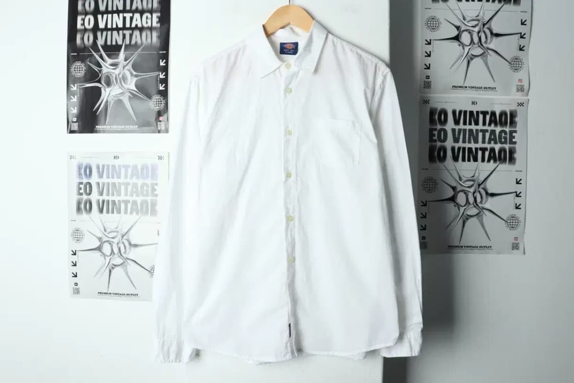 (XL) 디키즈 셔츠 남방 화이트 무지-15814 상품이미지2