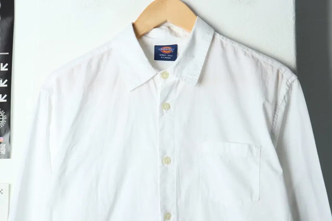 (XL) 디키즈 셔츠 남방 화이트 무지-15814 상품이미지3