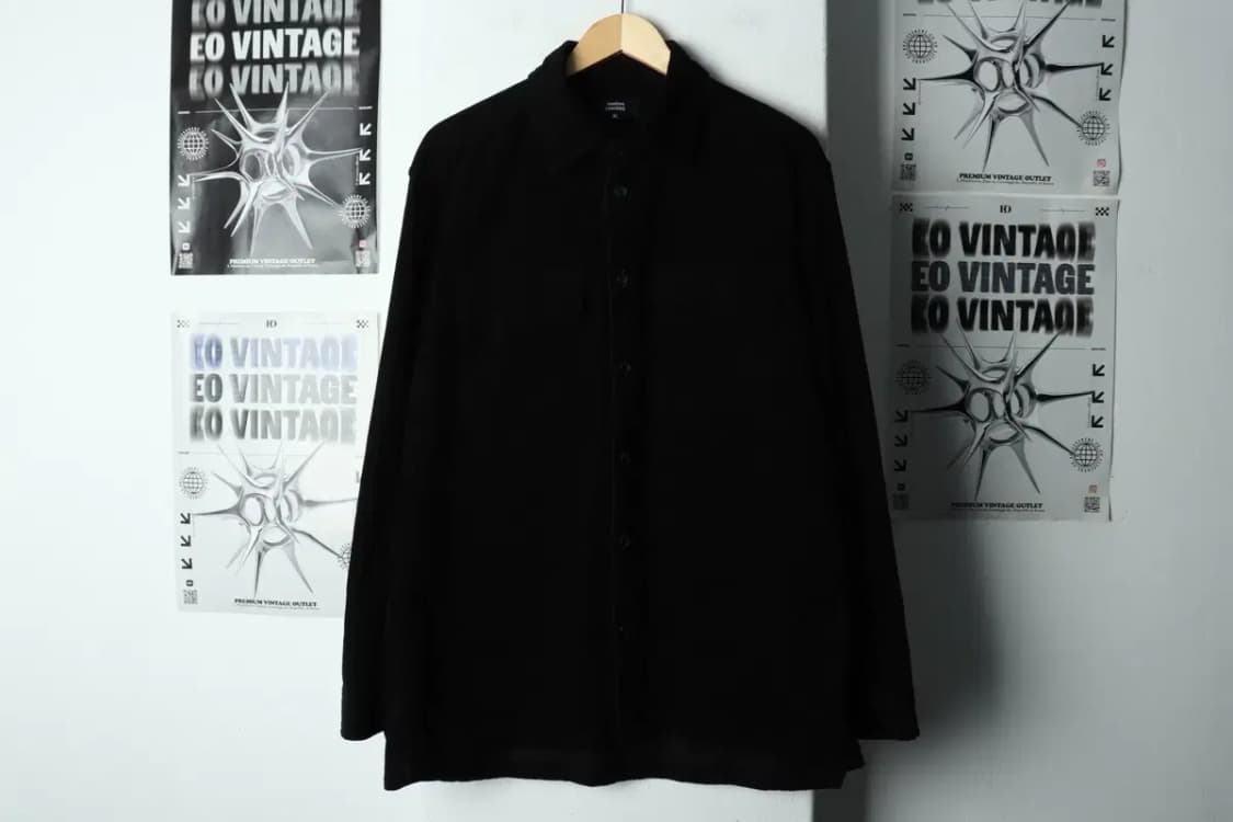 (XL) 무신사 스탠다드 셔츠 남방 코듀로이 투포켓 블랙-15815 상품이미지2