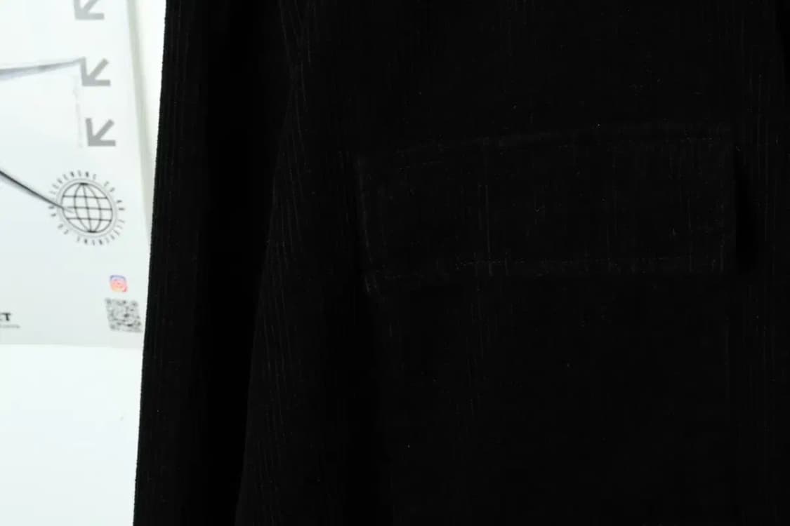 (XL) 무신사 스탠다드 셔츠 남방 코듀로이 투포켓 블랙-15815 상품이미지5