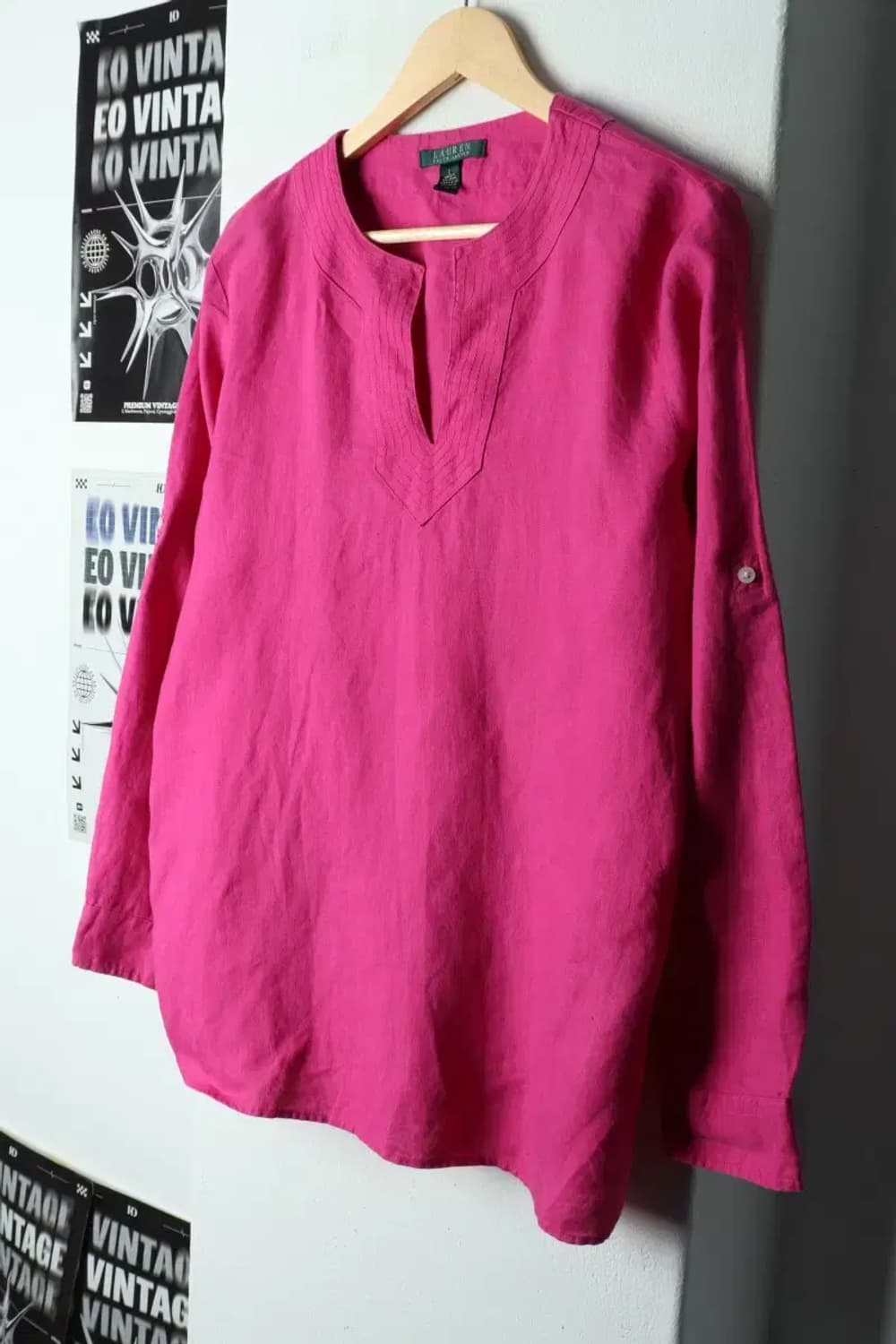 W(L-XL) 폴로 랄프로렌 셔츠 남방 블라우스 린넨 마-15817 상품이미지1