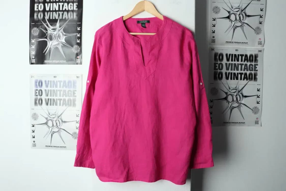 W(L-XL) 폴로 랄프로렌 셔츠 남방 블라우스 린넨 마-15817 상품이미지2