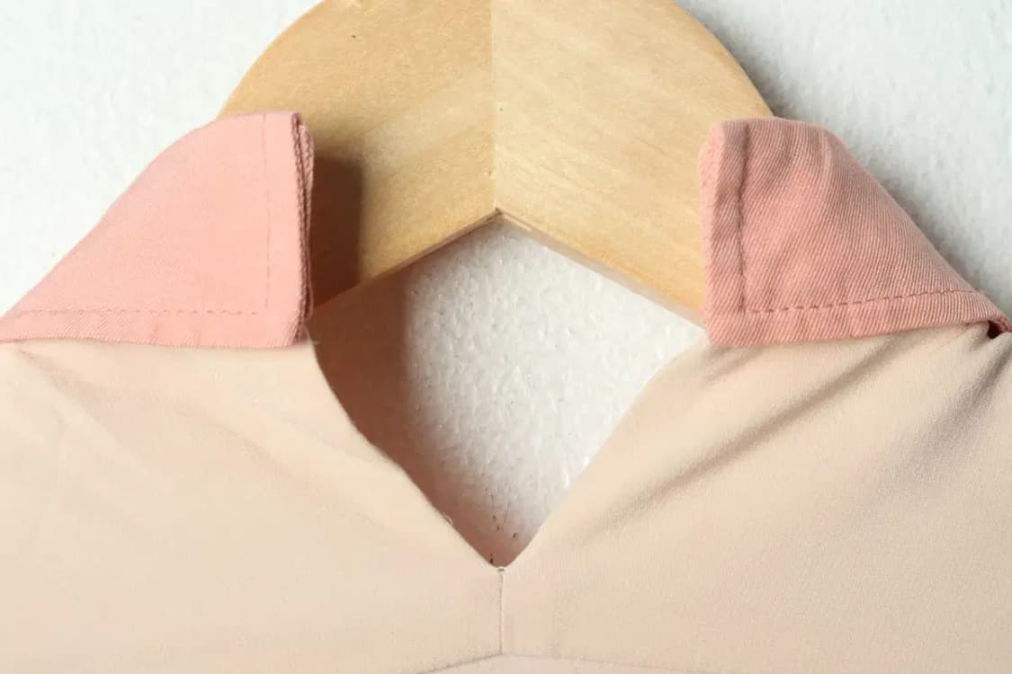 W(S) 마인 셔츠 남방 한섬 블라우스 살구-15818 상품이미지5