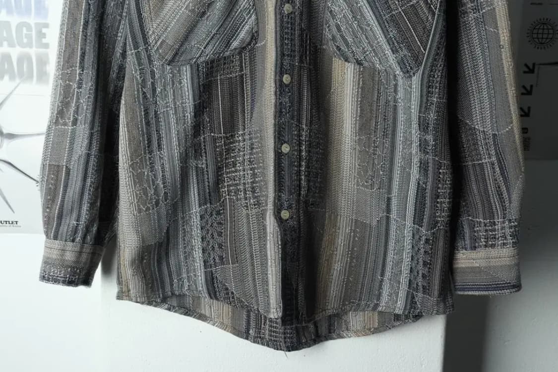 (F) 브랜드빈티지 셔츠 남방 패치워크 자수 유니크-1581B 상품이미지4