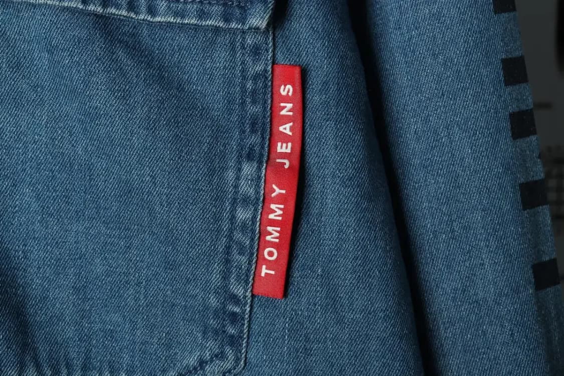 (L) 타미힐피거 셔츠 남방 데님 청 후드-1581E 상품이미지6