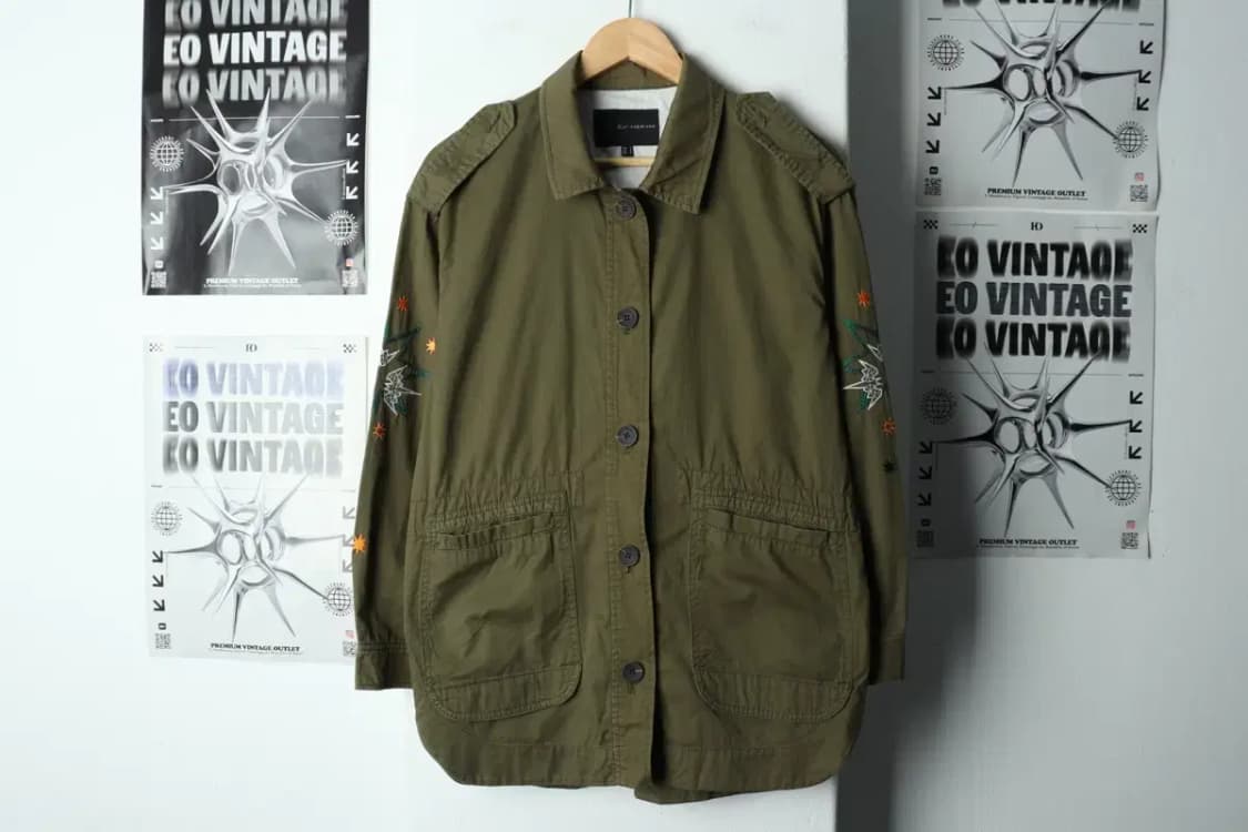 W(S) 카이아크만 집업 바람막이 점퍼자켓 자수 야상 한정판-1581F 상품이미지2