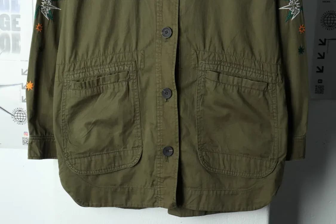 W(S) 카이아크만 집업 바람막이 점퍼자켓 자수 야상 한정판-1581F 상품이미지4