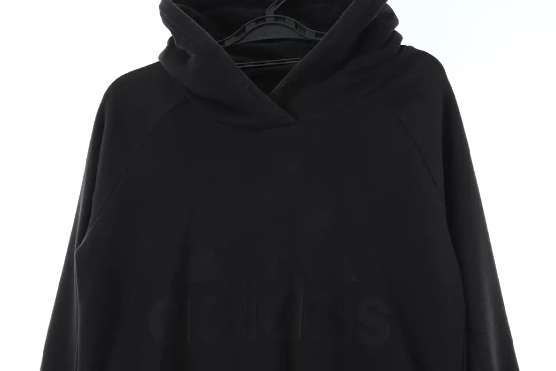 W(S) 아디다스 후드티셔츠 차콜 빅로고-15857 상품이미지3