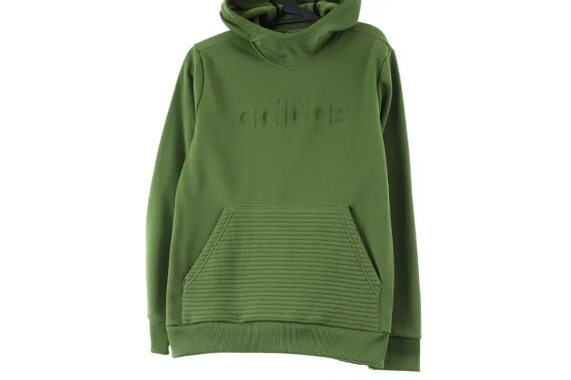 W(S) 아디다스 후드티셔츠 기모 그린 올드-1585B 상품이미지2