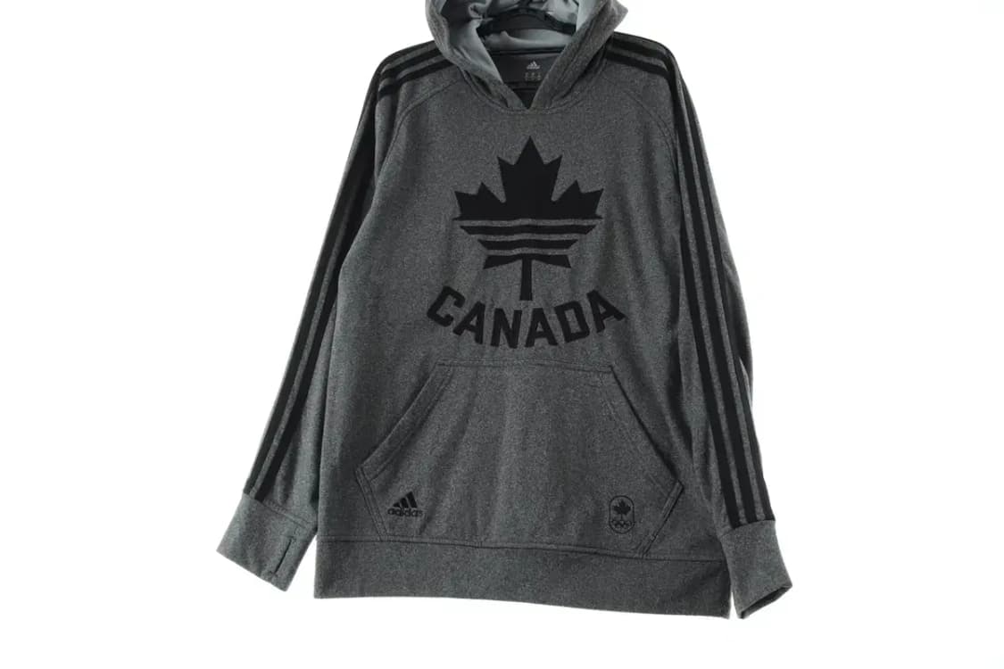 (M-L) 아디다스 후드티셔츠 캐나다 올림픽 한정판 기모-1585E 상품이미지2