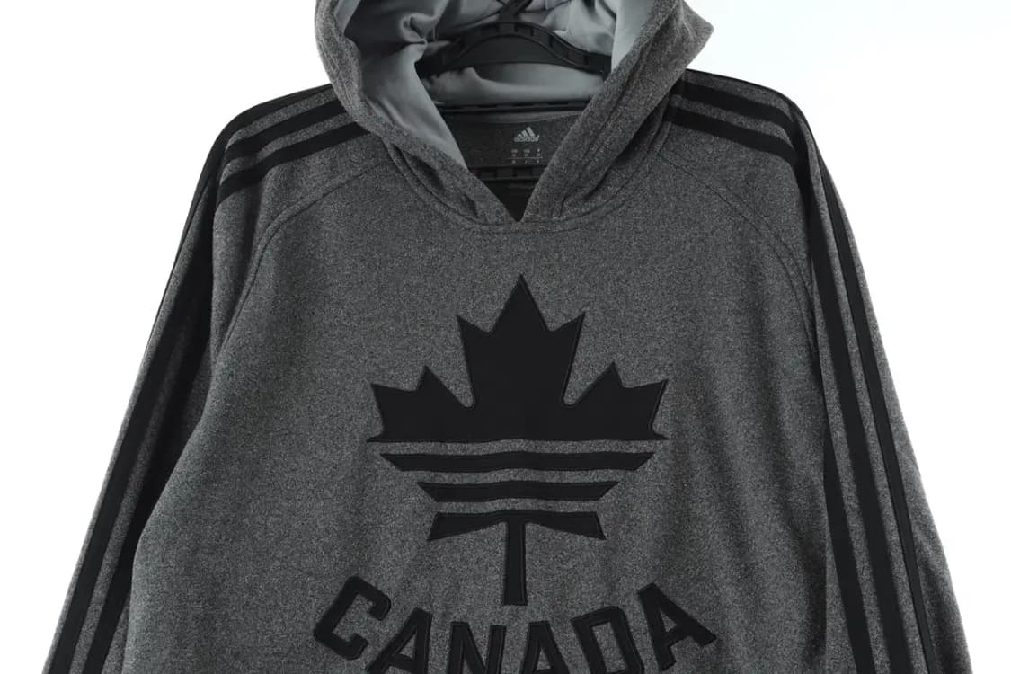 (M-L) 아디다스 후드티셔츠 캐나다 올림픽 한정판 기모-1585E 상품이미지3