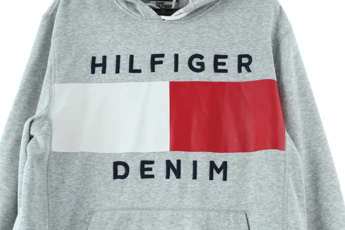 (L-XL) 타미힐피거 후드티셔츠 빅로고 맥멜란지-1585F 상품이미지3