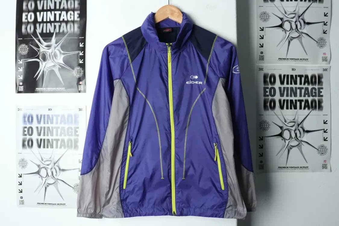 W(M) 아이더 집업 바람막이 점퍼자켓 경량 퍼플-15863 상품이미지2