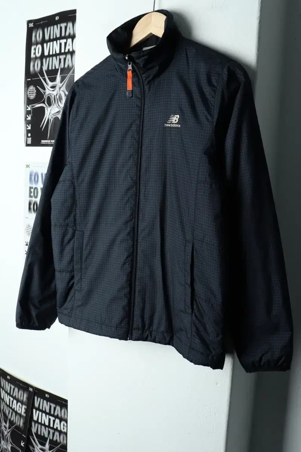 (S) 뉴발란스 집업 바람막이 점퍼자켓 체크 누빔-15864 상품이미지1