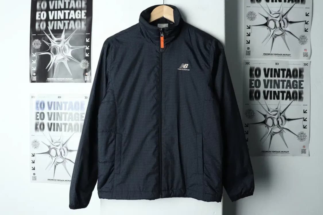 (S) 뉴발란스 집업 바람막이 점퍼자켓 체크 누빔-15864 상품이미지2